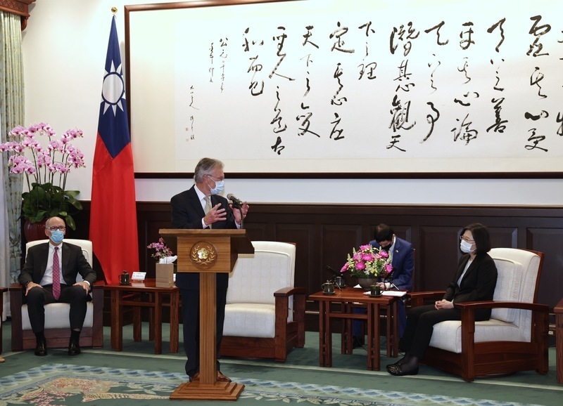 Tsai Ing-wen recibe a una delegación del «lobby» estadounidense Centro para el Progreso Americano