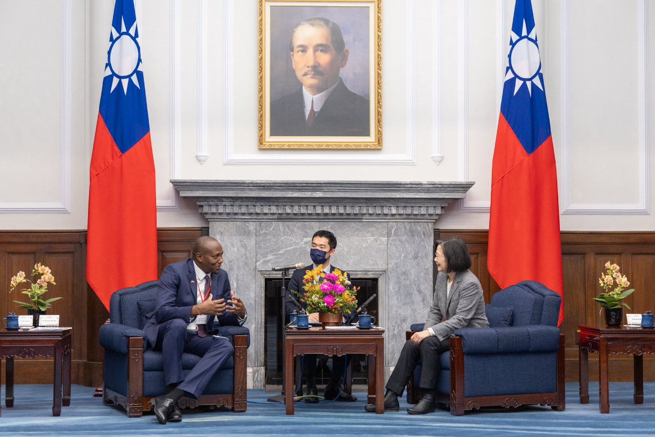 Tsai Ing-wen recibe al primer ministro de Eswatini en su primera visita oficial a Taiwán