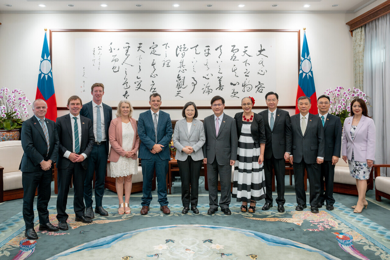 Tsai Ing-wen recibe a una delegación parlamentaria de Nueva Zelanda