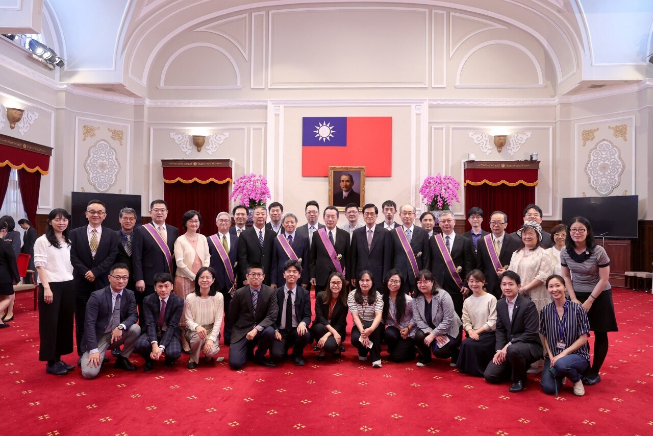 Tsai Ing-wen condecora a los líderes salientes del Consejo de Seguridad Nacional