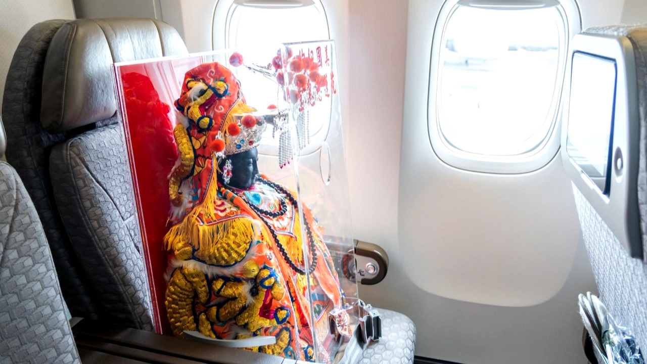 La diosa Mazu de Beigang viaja a Estados Unidos