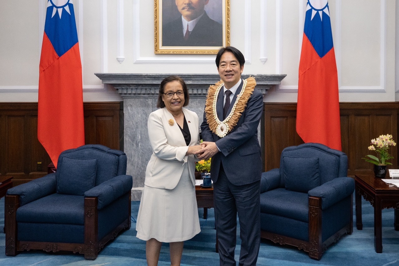 Lai Ching-te recibe a la presidenta de Islas Marshall y abogan por profundizar la cooperación bilateral