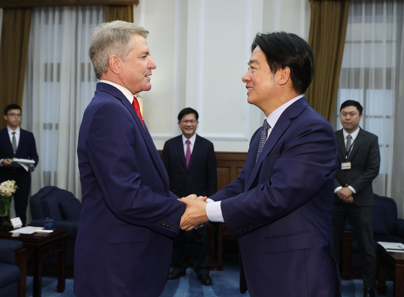 Lai Ching-te recibe a una delegación de congresistas de EEUU y expresa su deseo de seguir recibiendo ayuda militar