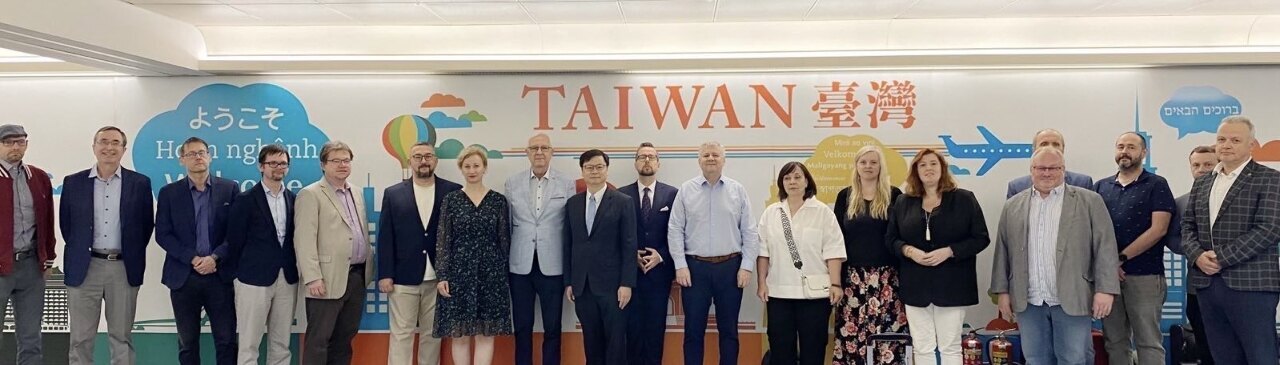 Delegación del senado checo visita Taiwán y se reunirá con los principales altos cargos del Estado