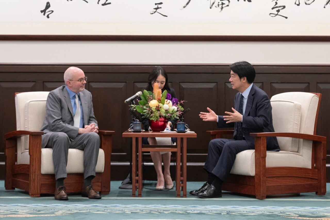 Lai Ching-te recibe al nuevo principal representante de EEUU en Taiwán Raymond F. Greene