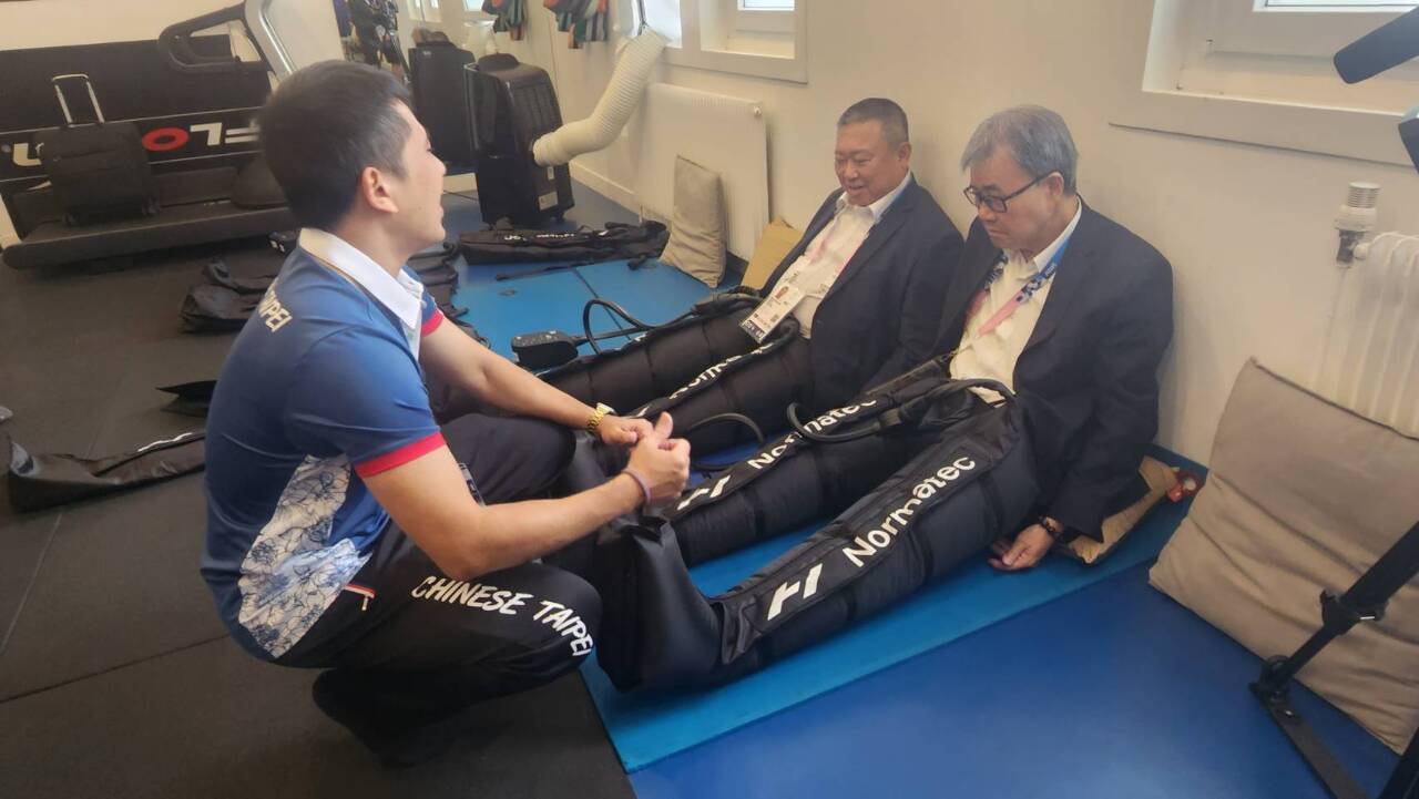 Se establece una estación intermedia de fisioterapia para los atletas taiwaneses en París