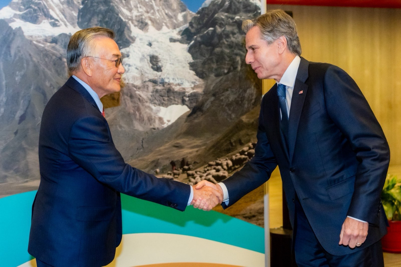 Lin Hsin-i se reúne con Antony Blinken en el marco de la cumbre del foro APEC en Lima
