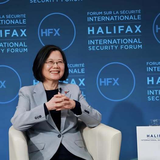 Tsai Ing-wen dice en Canadá que Ucrania ha ofrecido la lección de la necesidad de prepararse para la defensa
