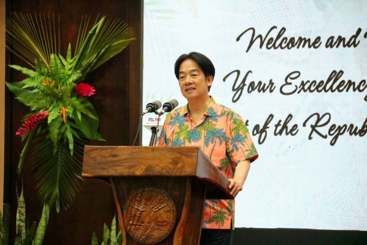 Presidente Lai continúa gira internacional con visita a Tuvalu y escala en Guam