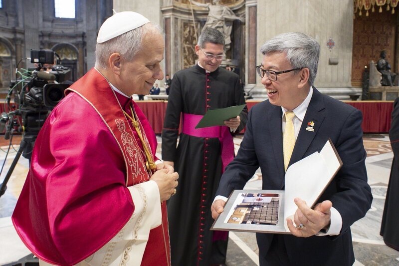 Taiwán refuerza lazos con el Vaticano con la visita del exvicepresidente Chen Chien-jen