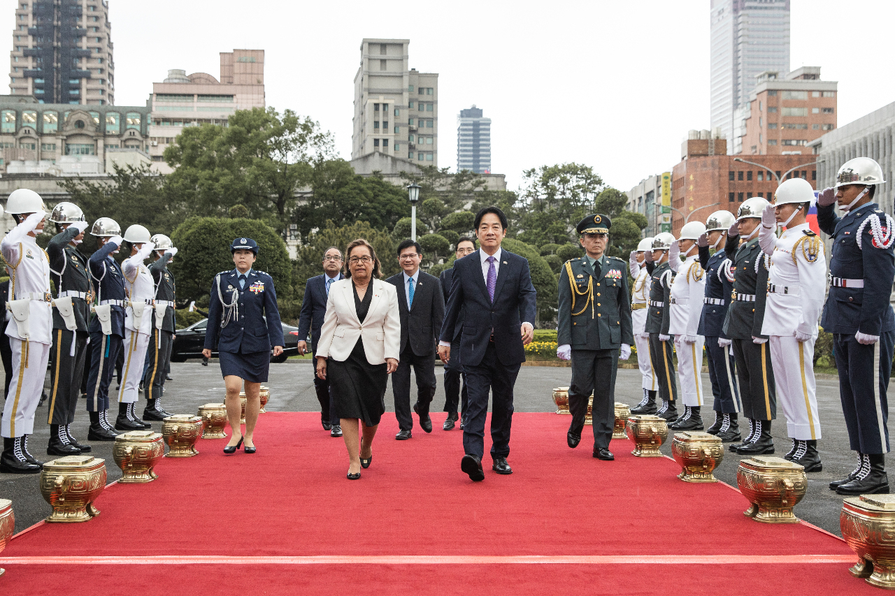 La presidenta de las Islas Marshall Hilda Heine de visita oficial en Taiwán
