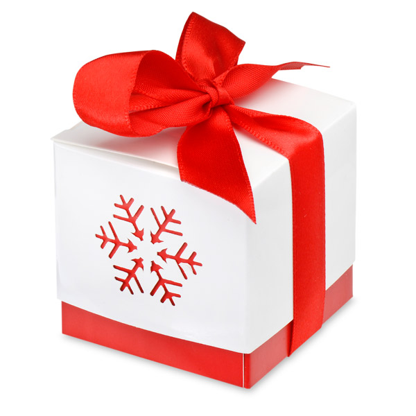 Red Snowflake Gift Box | UK Wedding Favours